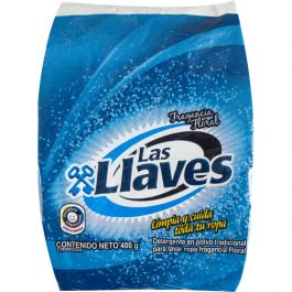 LAS LLAVES DETERGENTE FLORAL 900Gx20UN