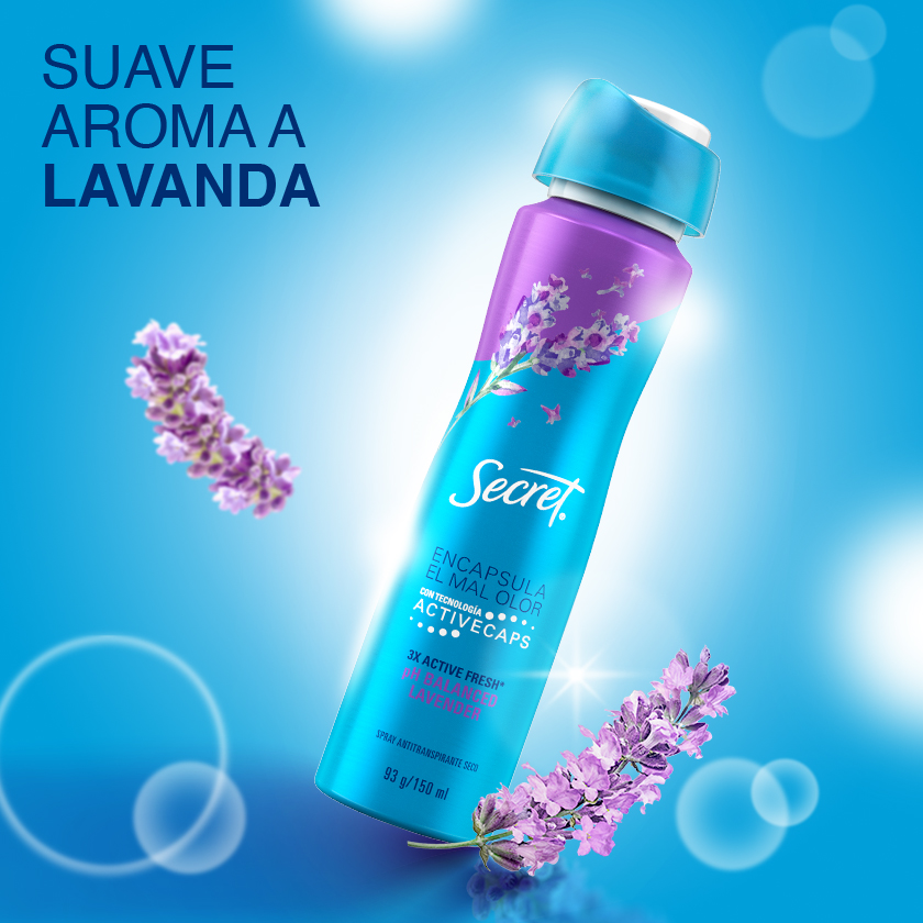 SECRET SPRAY PHBAL LAVANDER 93GX12UN