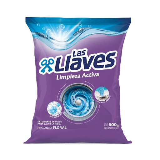 LAS LLAVES DET. L.ACTIVA FLORAL 900Gx10UN