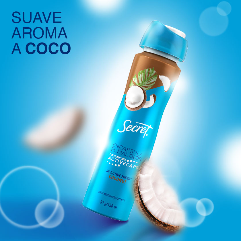 SECRET SPRAY COCONUT 93GX12UN