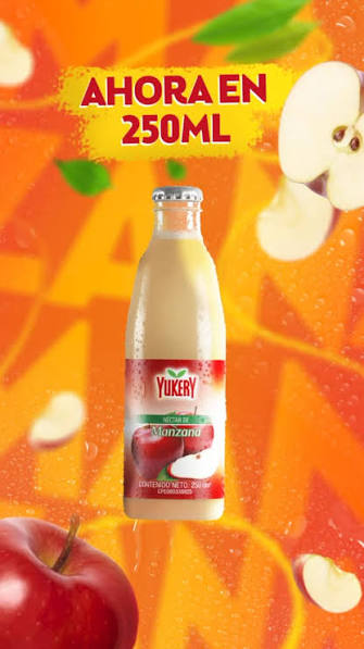 YUK. MANZANA C.P. BOT 250MLX12UN