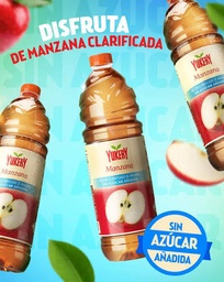 [1018183] YUKERY MANZANA CLARIF. S/A PET 1,5Lx6UN