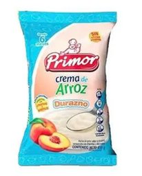 [H376] PRIMOR CREMA ARROZ BOLSA DURAZNO 450Gx16UN